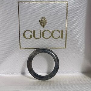 GUCCI TORTOISE SHELL MARBLE bezel for vintage Gucci interchangeable bezel watch